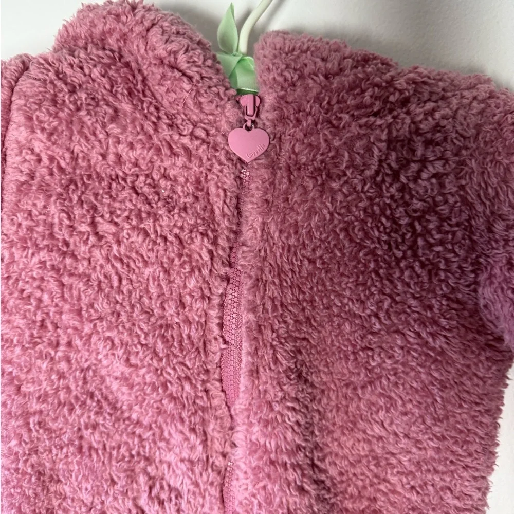 Wippette Pink Fuzzy Kids Bunting‎ 6-12 months